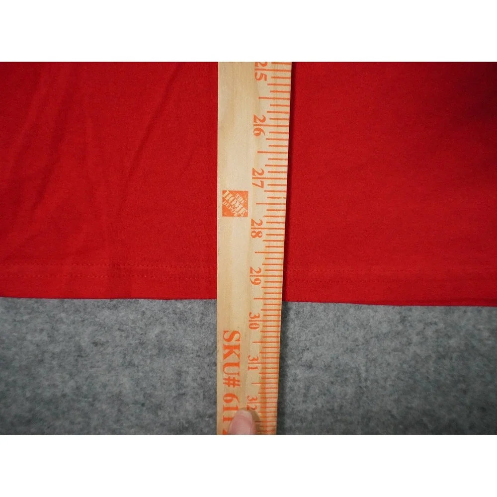 Adidas Shirt‎ Mens Large 76ers Philadelphia Red Short Sleeve Crew Neck